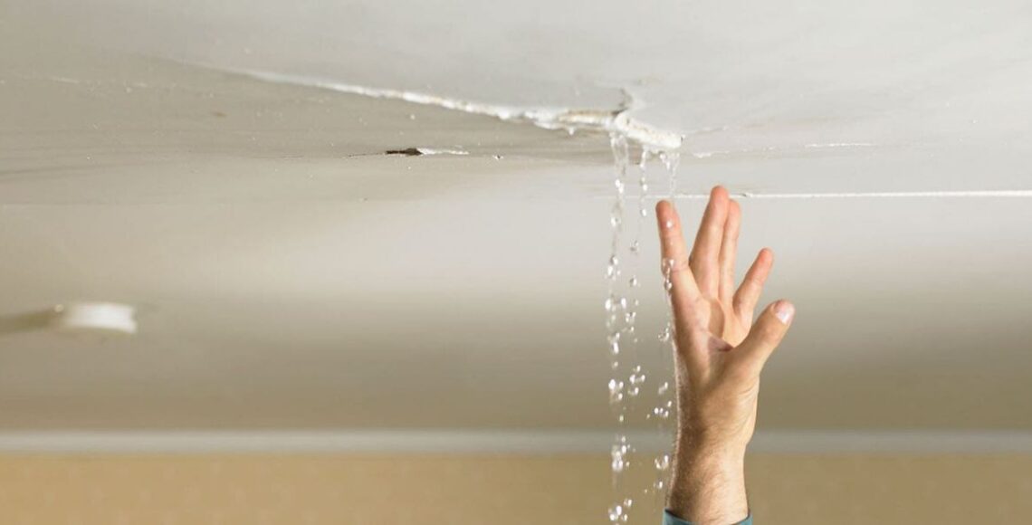 Water leak on the ceiling